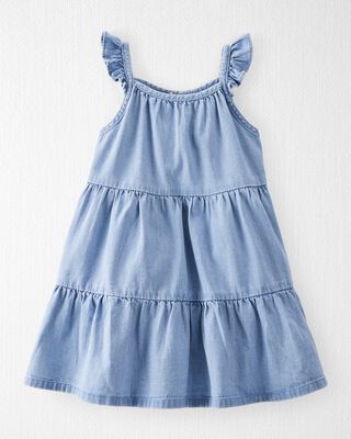 Product image 1 of Toddler Organic Cotton Chambray Dress