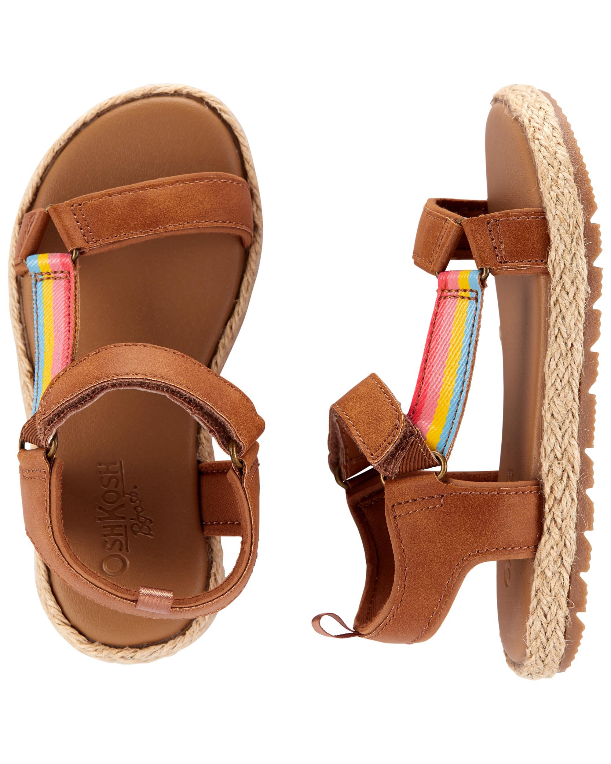 *DOORBUSTER* Rainbow Suede Sandals