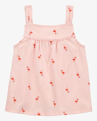 Product image 1 of Baby Flamingo Pom Pom Tank