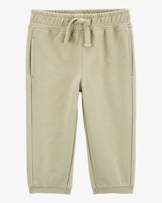 Product image 1 of Baby Pull-On French Terry Joggers - Olive