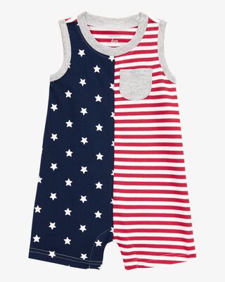 Product image 1 of Baby American Flag Cotton Romper