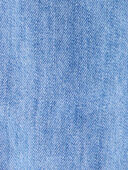 Blue Ozone Wash - Baby Organic Cotton Chambray Overalls, Selected
