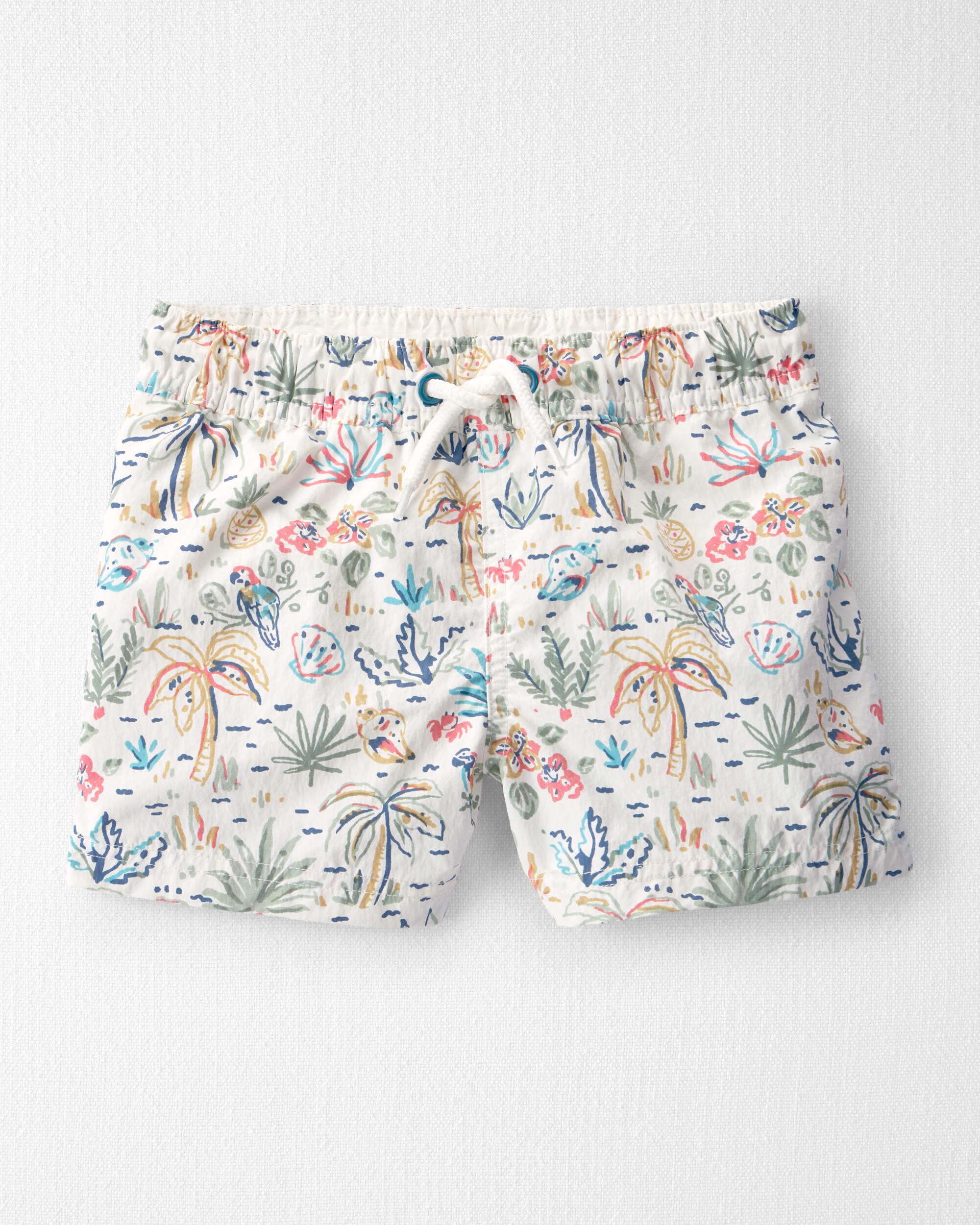 Little Planet Toddler Boy Recycled Swim Trunks in Tropical Paradise 2T Tropical Paradise 20$
