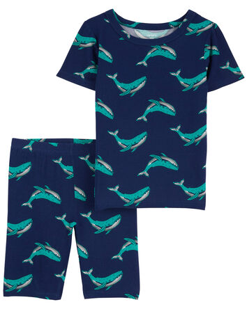 Kid 2-Piece Whale PurelySoft Pajamas