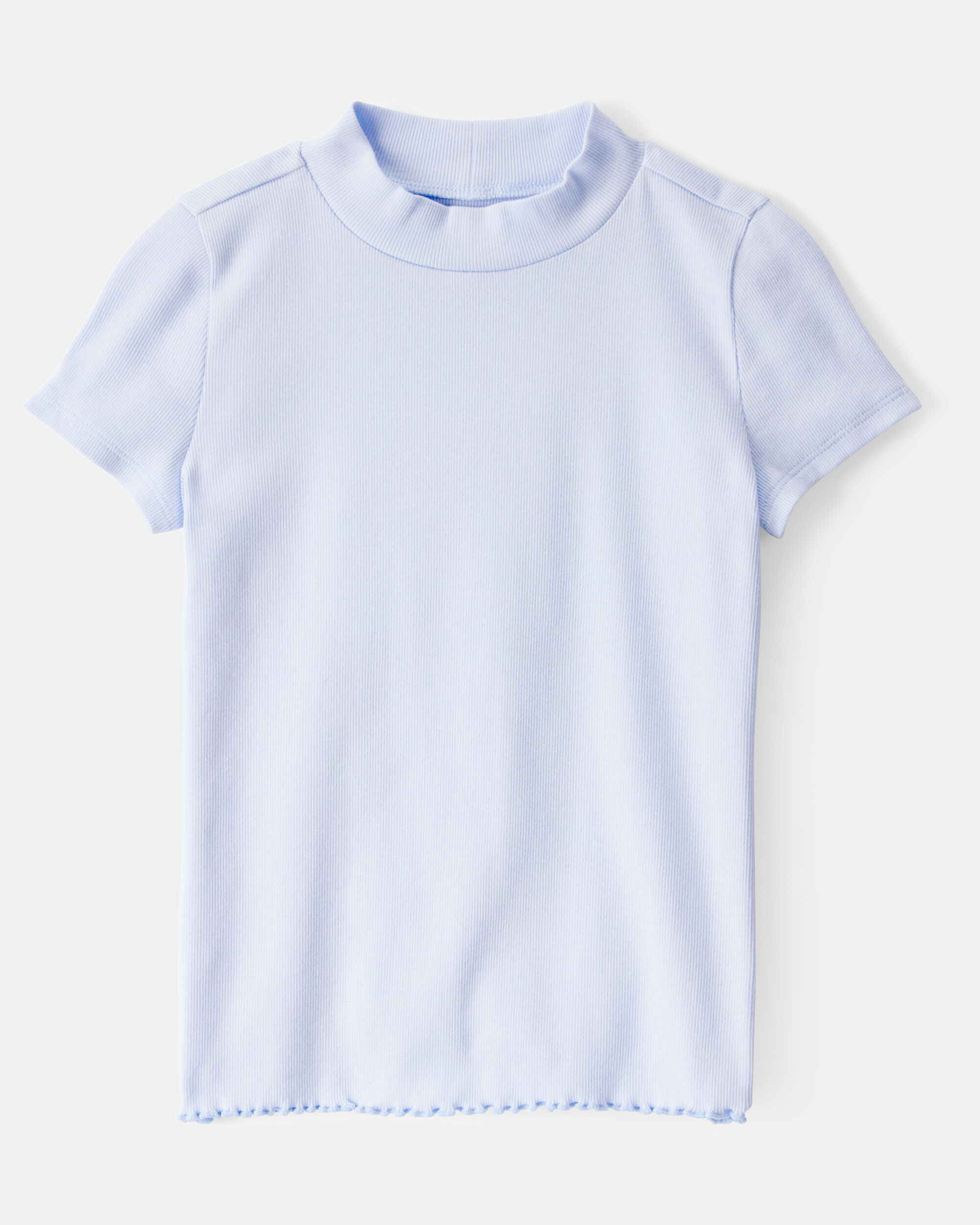 Kid Mock Neck Ribbed Tee