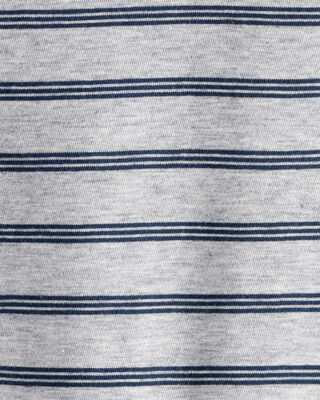 Product image 2 of Baby Boy Striped Long-Sleeve Tee- Grey