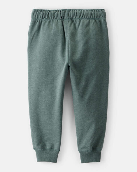 Product image 2 of Toddler Boy Solid Fleece Cotton Jogger - Green