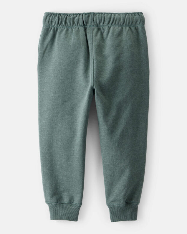 Product image 2 of Toddler Boy Solid Fleece Cotton Jogger - Green
