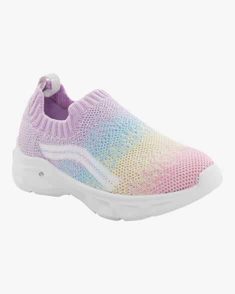  Product image 1 of Toddler Light-Up Recycled Knit Slip-On Shoes