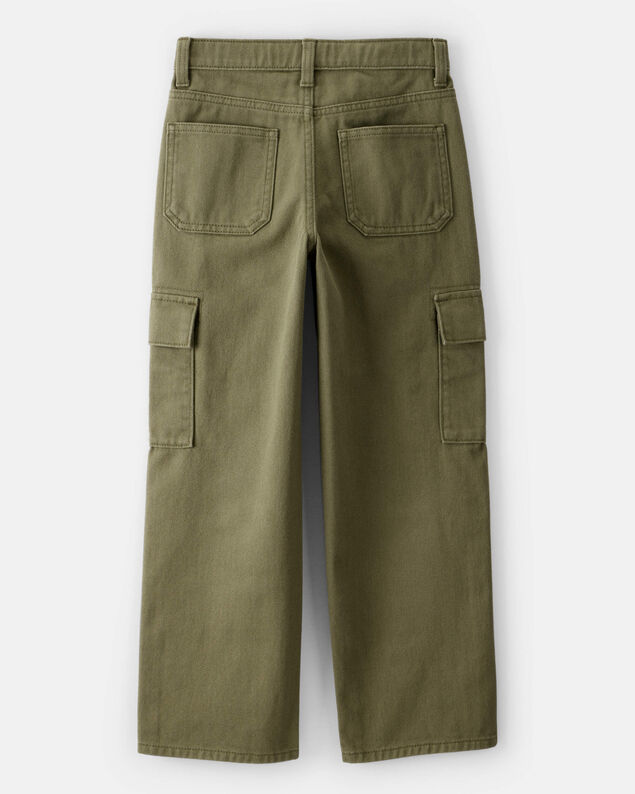Product image 2 of Boys Cotton Fashion Cargo Pants - Green
