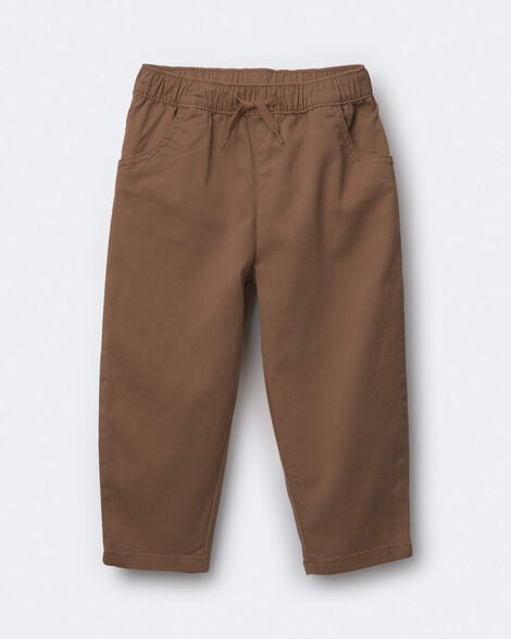Toddler Boy Playground Pants - Brown