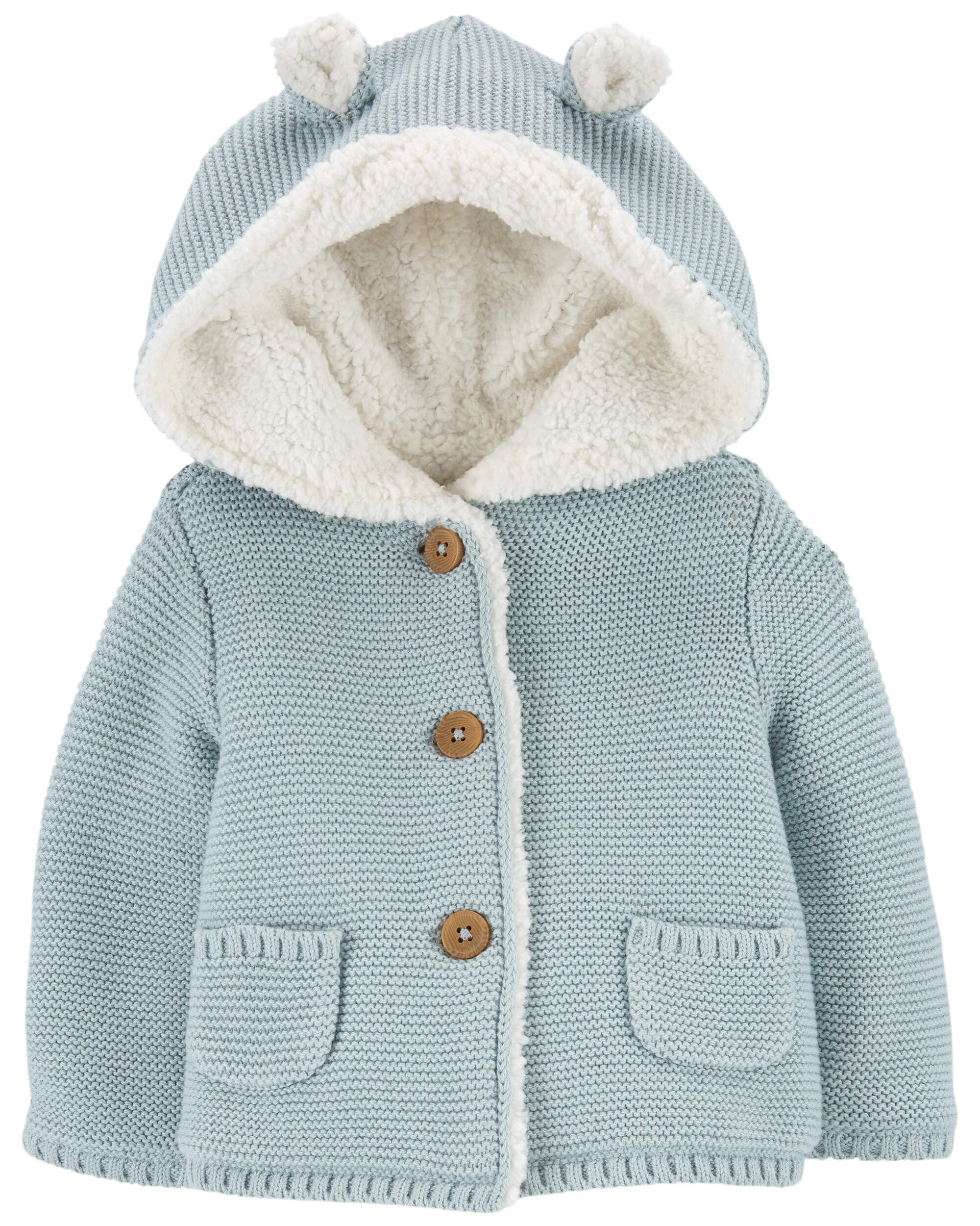 Baby Sherpa Lined Hooded Jacket