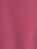 Burgundy - Baby Girl 2-Piece PurelySoft Long-Sleeve Tee & Pant Set - Burgundy, Selected