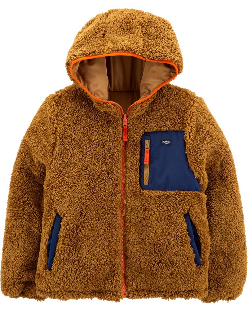 sherpa jacket without zipper