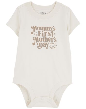 Baby First Mother's Day Cotton Bodysuit