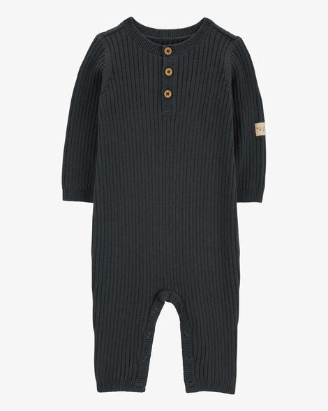  Product image 1 of Baby Button-Down Sweater Jumpsuit