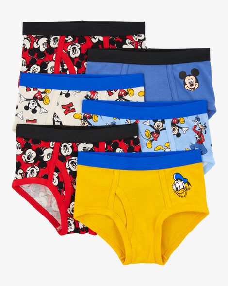  Product image 1 of Toddler 6-Pack Mickey Mouse Cotton Briefs Underwear