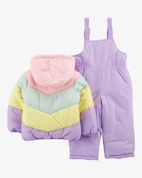 Product image 5 of Toddler 2-Piece Rainbow Snowsuit Set