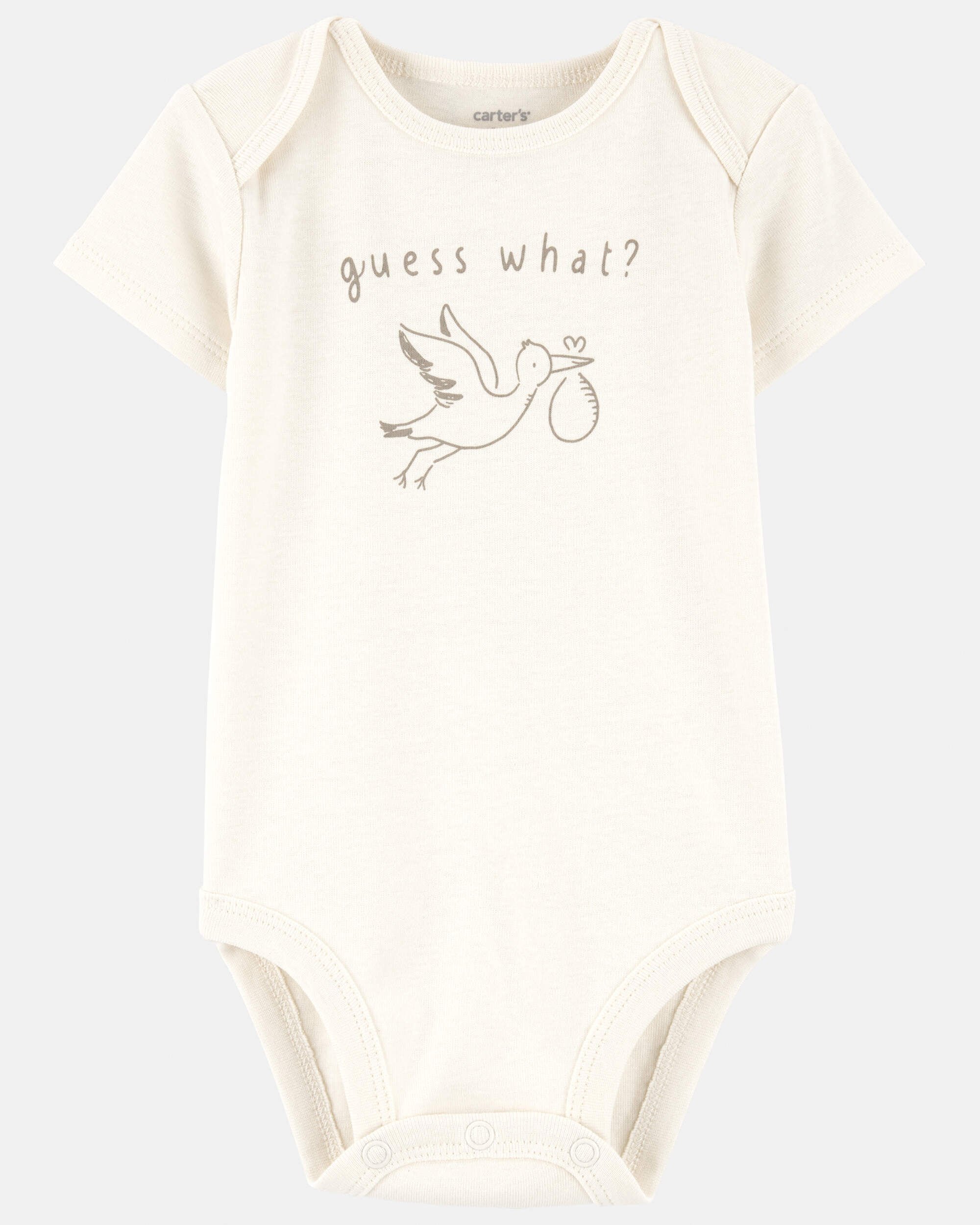 Baby Stork Announcement Bodysuit