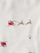 Kid Dog Print PurelySoft 2-Piece Pajamas - White