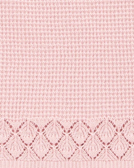  Product image 3 of Kid Pointelle Crotchet Knit Skirt - Pink