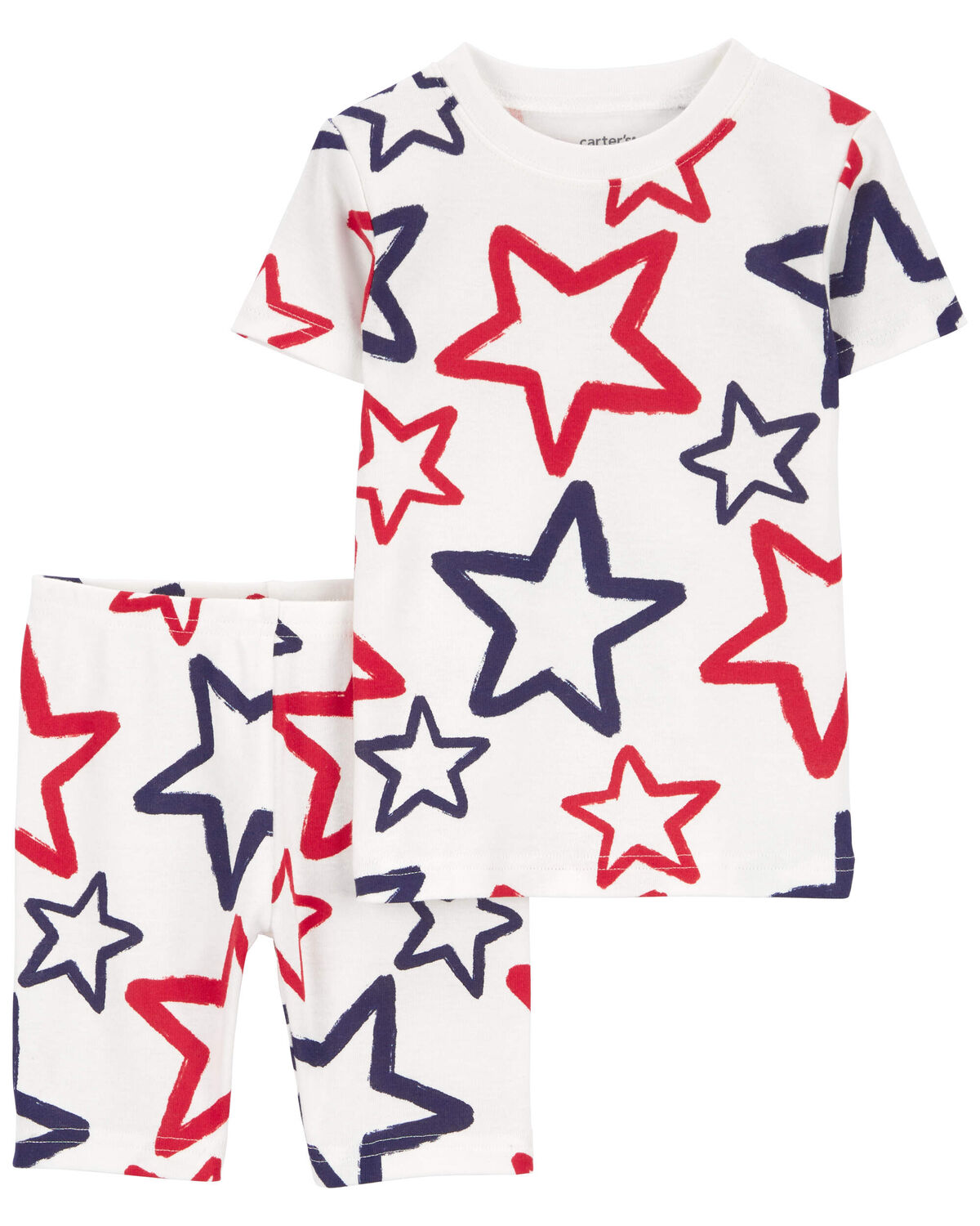 Multi Toddler 2Piece 4th Of July 100 Snug Fit Cotton Pajamas