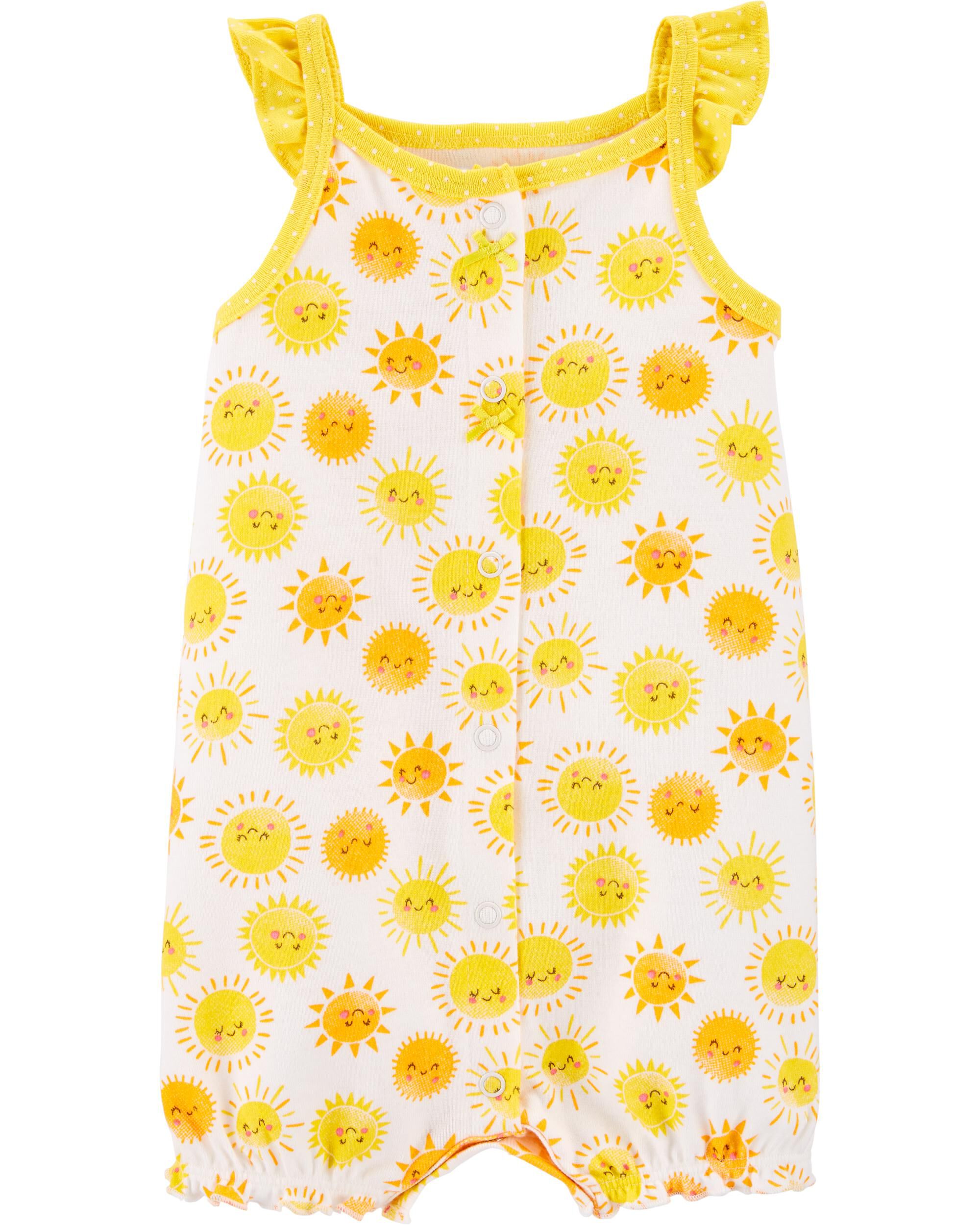 *CLEARANCE* Sunshine Snap-Up Romper
