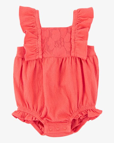 Product image 1 of Baby Girl Lace Crinkle Jersey Bubble
