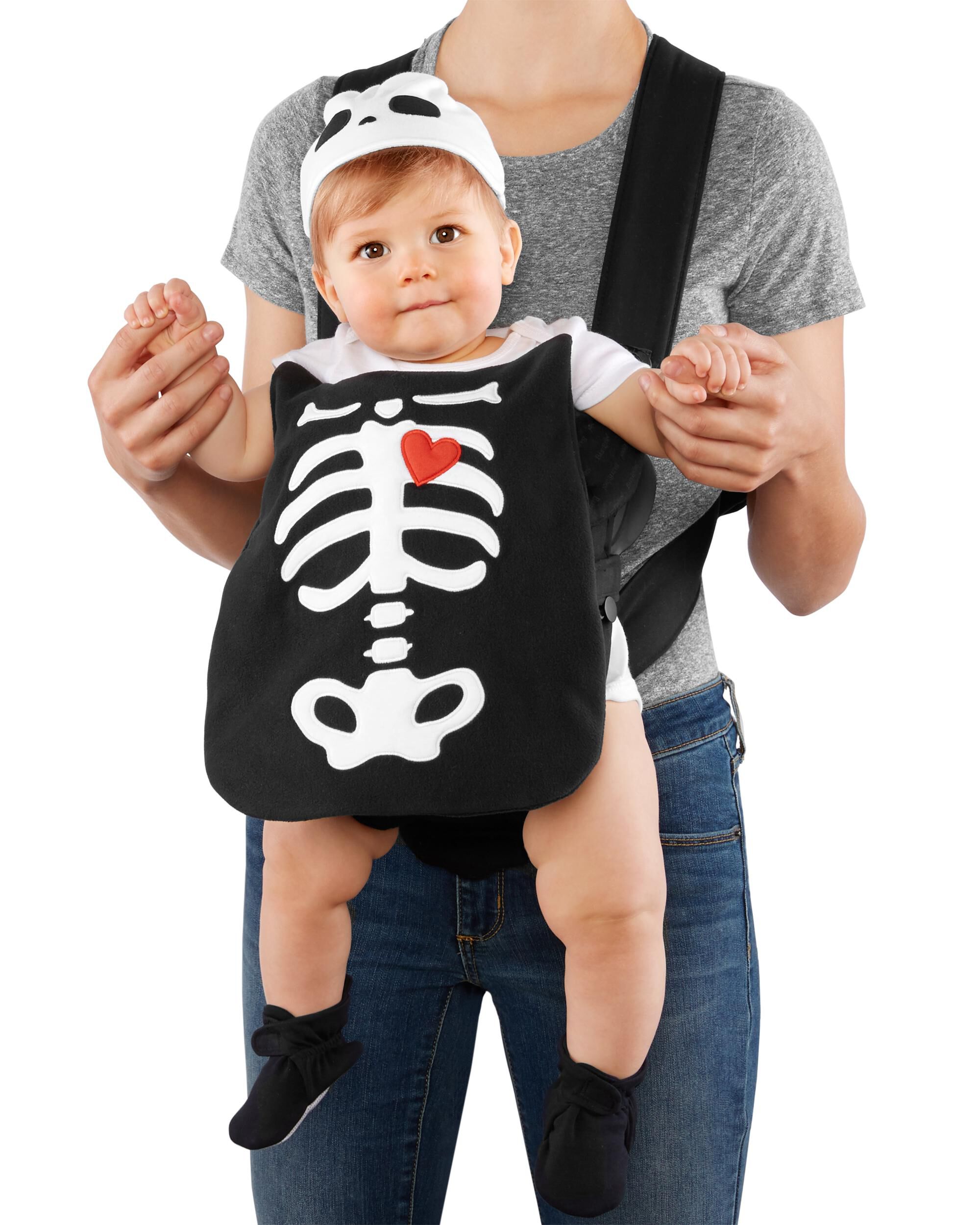little skeleton halloween carrier costume