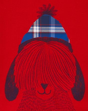 Toddler 2-Piece Dog Thermal & Fleece PJs, 