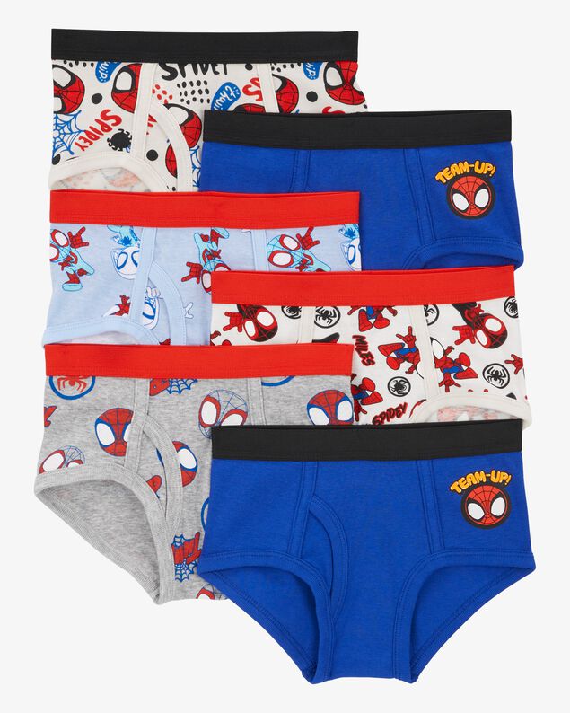 Product image 1 of Toddler 6-Pack Spider-Man Cotton Briefs Underwear