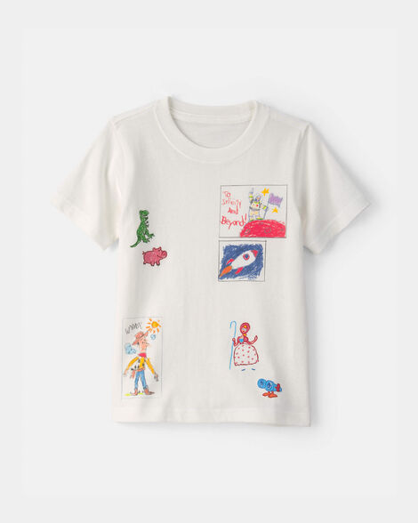 toddler pixar© toy story graphic tee - white