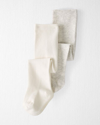 Product image 1 of Baby 2-Pack Tights Made with Organic Cotton