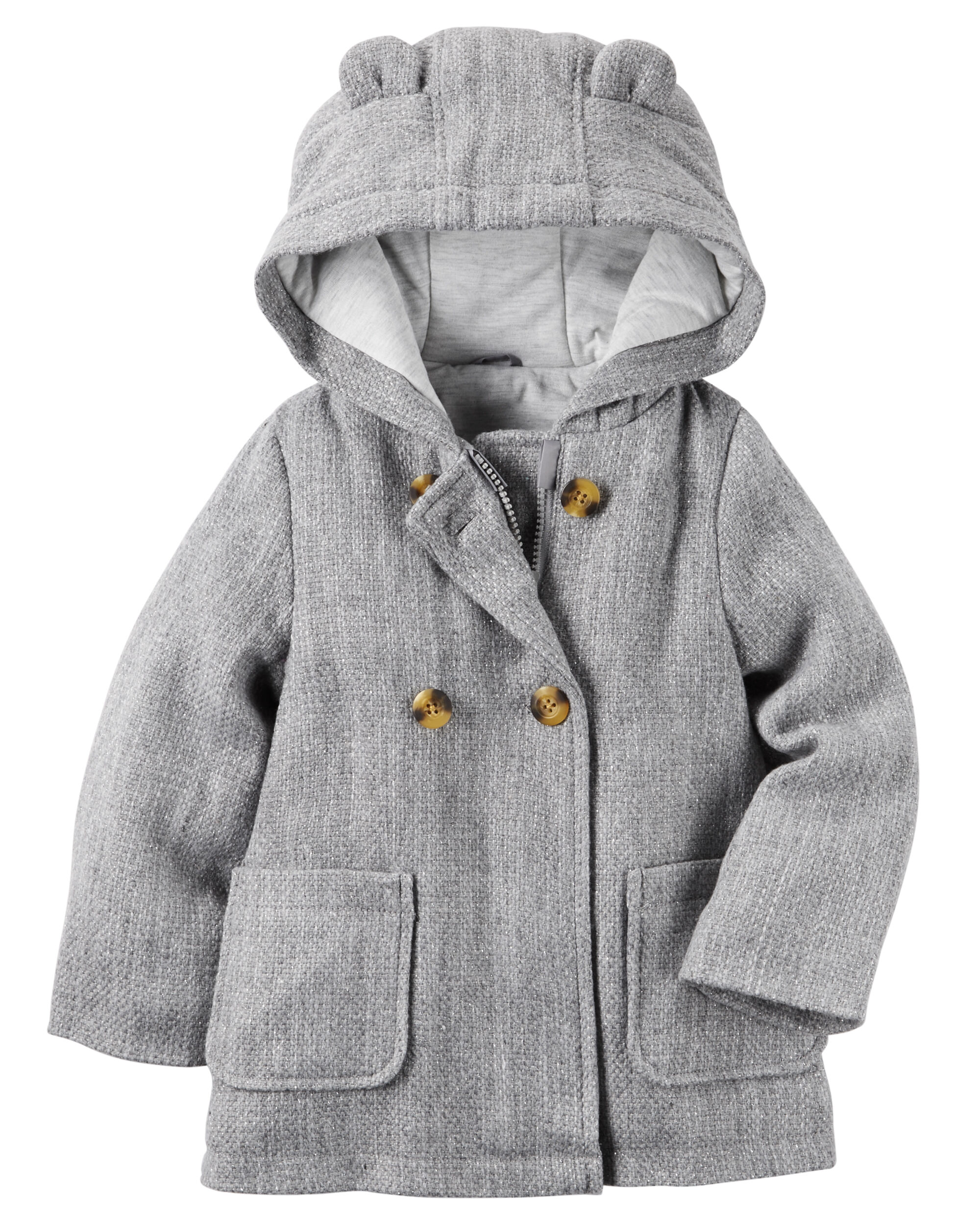 Toddler Pea Coat With Hood | Han Coats