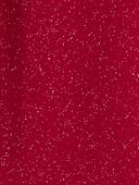 Red - Kid Glitter Cozy Fleece Leggings, Selected