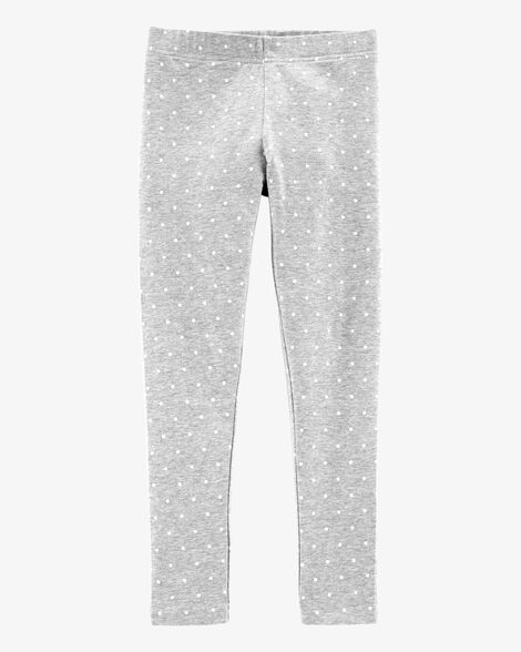 Product image 1 of Kid Cotton Polka Dot Stretch Leggings