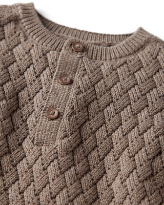Product image 2 of Baby Organic Cotton Sweater Knit Jumpsuit