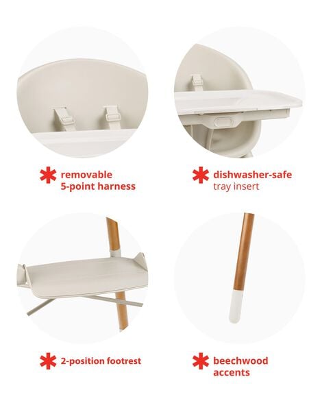  Product image 3 of EON 4-in-1 High Chair - Oat