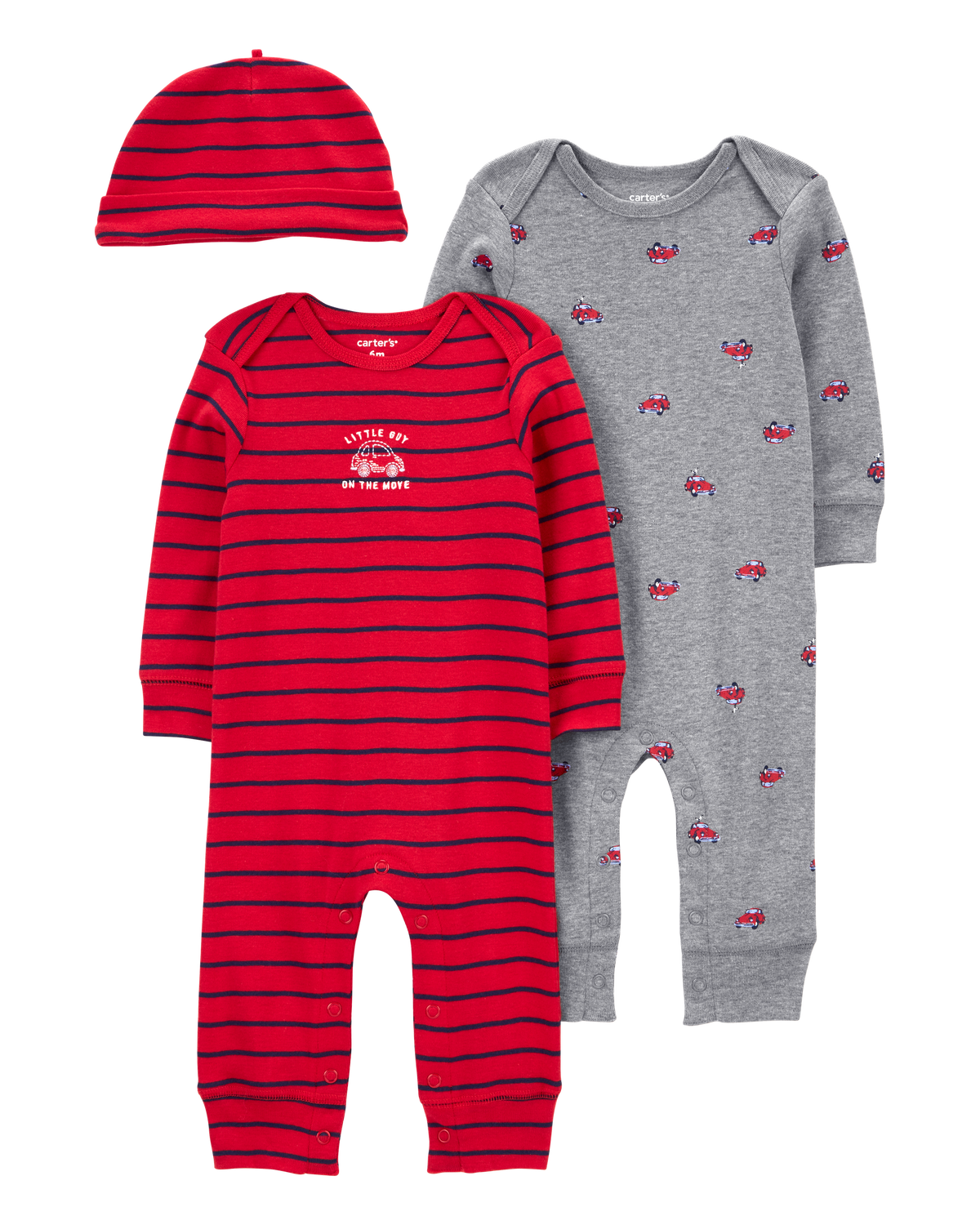 Baby Red Car 3 Piece Jumpsuit Set Carter s Carter s