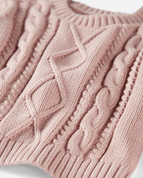  Product image 3 of Baby Organic Cotton Cable Knit Sweater