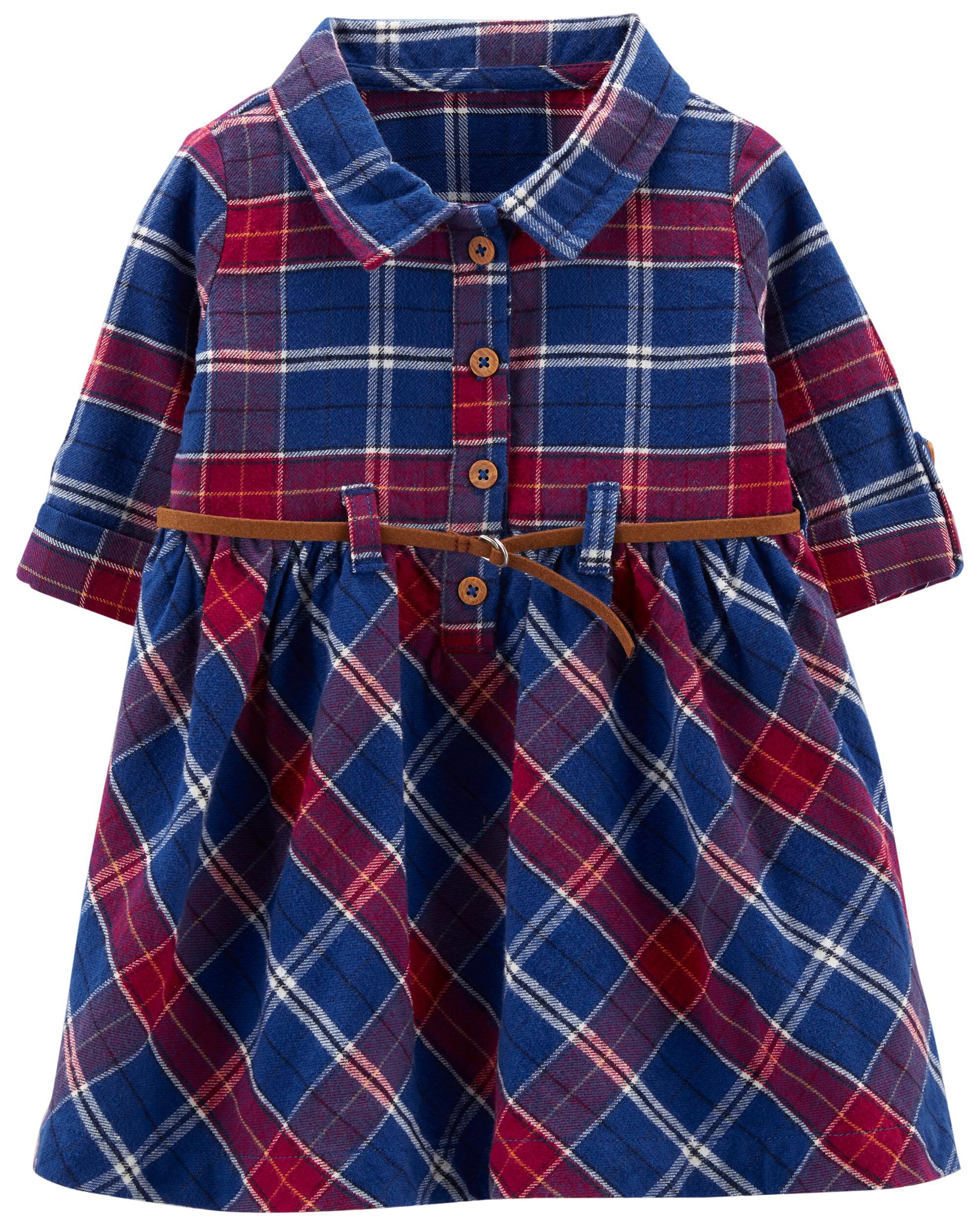 baby flannel dress