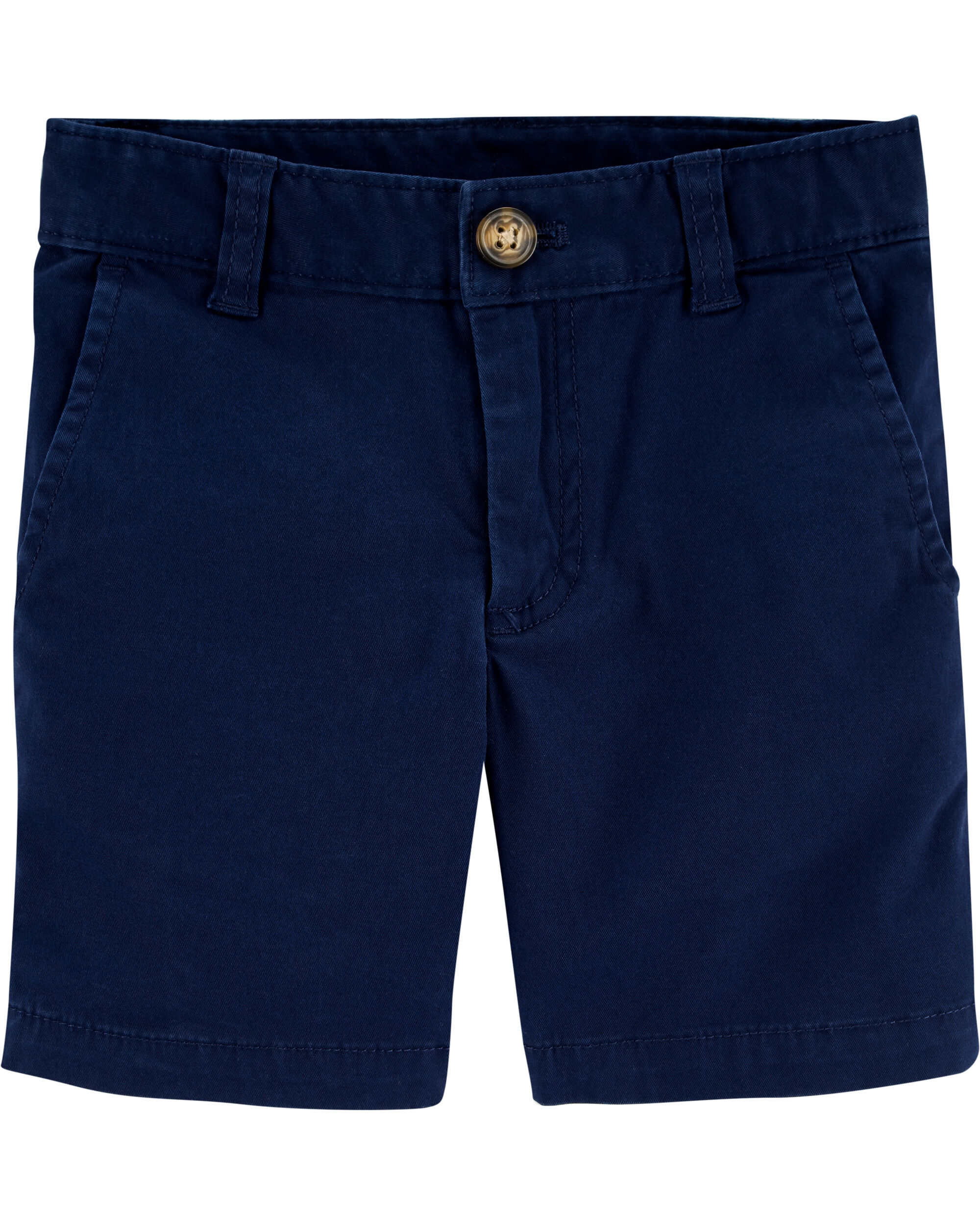 Carters Big Boys Uniform Flat-Front Shorts 8-Kids Beige