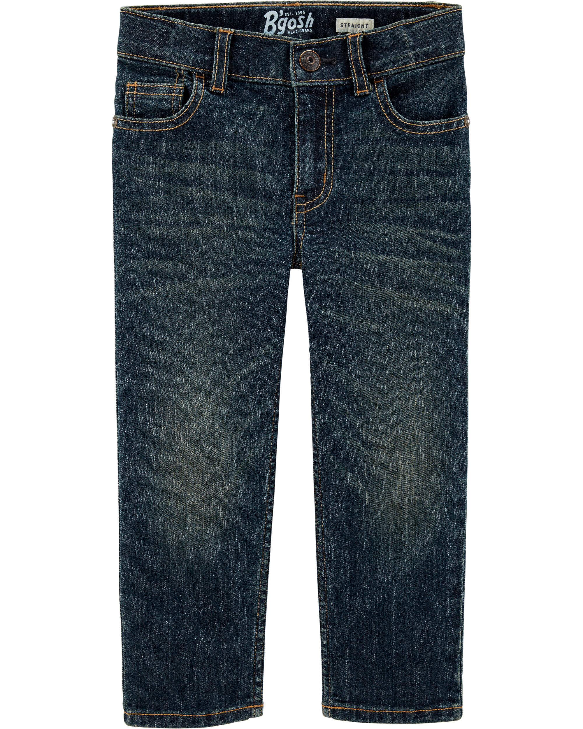 MR NEARLY★Wrinkled washed straight-leg loose jeans MR2 Mr. Nearly Regular Fit Jeans