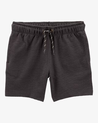 Product image 1 of Toddler Pull-On Cotton-Blend Shorts - Black