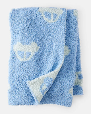 Product image 1 of Car Print Plush Blanket - Blue