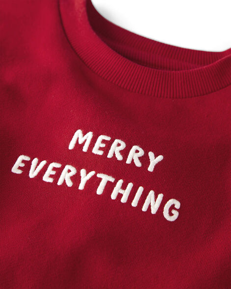 Product image 2 of Toddler Merry Everything Pullover Made with Organic Cotton