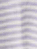 Striped Lilac - Toddler Organic Cotton 2-Piece Pajamas Set, Selected