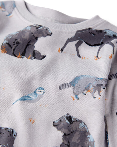 Product image 2 of Baby Organic Cotton Pajamas in Midnight Forest Print
