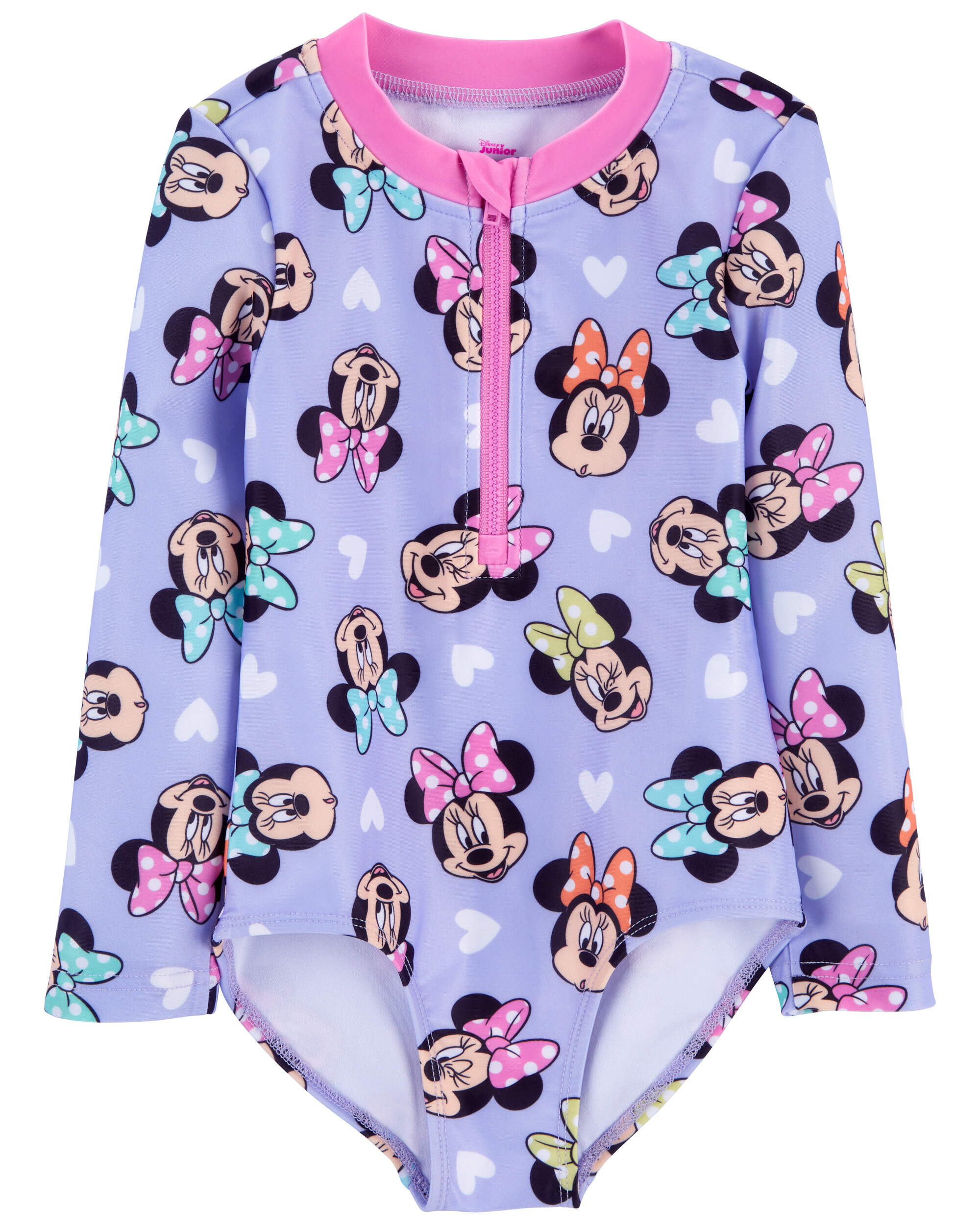 Toddler Minnie Mouse 1-Piece Rashguard - Carter's | Carter's Toddler Minnie Mouse 1-Piece Rashguard - Carter's | Carter's