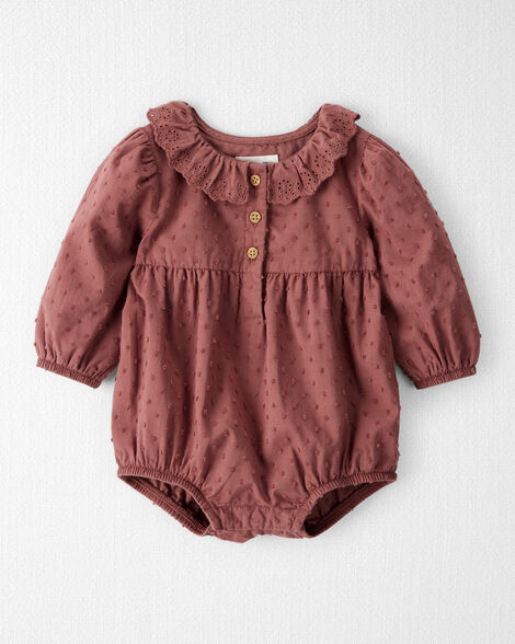 Baby Girl Organic Cotton Prairie Bubble